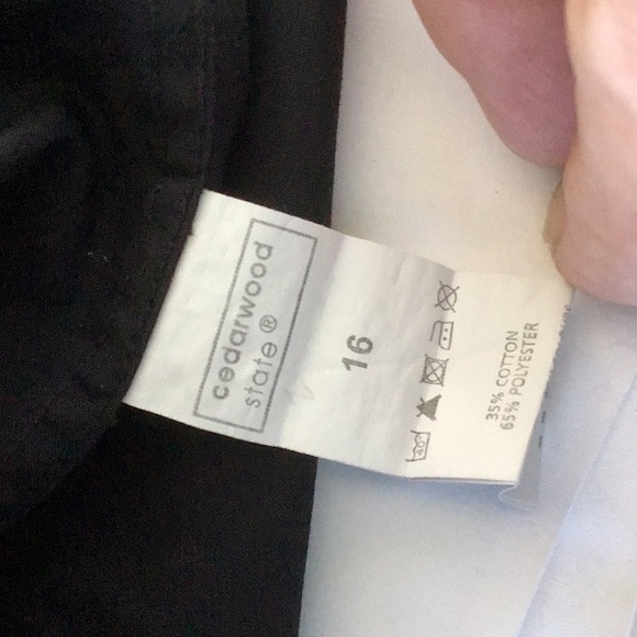 Men’s long sleeve black shirt 16 inch - Picture 4 of 6